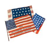 1880's 36-39 star flag star US flags (3)