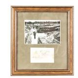 Civil War H.S. Briggs Signed Display