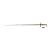 Civil War 1863 US Ames Model 1860 Staff Sword ADK