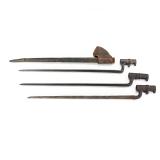 Antique Military Socket Bayonet Trio