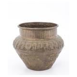 A BRASS PLANTER. Probably Syria or Palestine, c. 1900