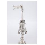 A STERLING SILVER SPICE TOWER BY Rosenzweig, Taitelbaum & Co (Jacob Rozenzweig) London, 1923.