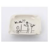AN ANTI-SEMITIC ASH TRAY BY BONSACK, 1953