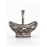 A FILIGREE MASTER SALT BASKET. Ukraine, c. 1820
