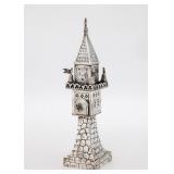 A LARGE SILVER SPICE TOWER. Germany, 19th century.