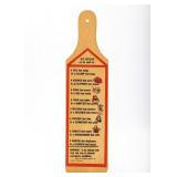 THE POTCHER; Yiddish humor wooden wall plaque. USA, c. 1960
