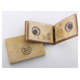 A COLLECTION OF FOUR ANCIENT JEWISH COINS IN THE ORIGINAL HOLDER