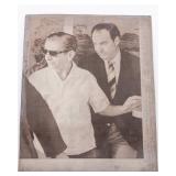 AN ORIGINAL PRESS PHOTOGRAPH OF MEYER LANSKY