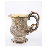A LARGE STERLING SILVER WASHING CUP. Probably Israel, modern.
