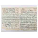LETTERS FROM RABBI YOEL DOV LAPIDUS. Buenos Aires, Argentina.