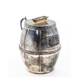 A STERLING SILVER CHARITY CONTAINER. Probably Israel, c. 2000