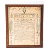 AN EARLY PERSIAN KETUBAH. 1860