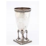 ASTERLING SILVER KIDDUSH CUP BY NETAFIM. Israel, c. 2000.