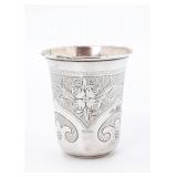 A LARGE SILVER KIDDUSH CUP. Moscow, 1869