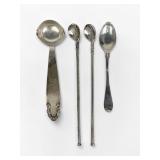 (4) Mexican Sterling Silver Spoons