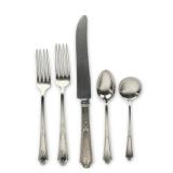 (129pc) Jennings Silver Company Sterling Flatware Set