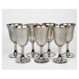 (7) Wallace Sterling Silver Cups