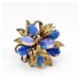 14K Yellow Gold & Opal Cocktail Ring