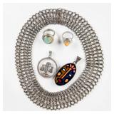(5) Pieces of Sterling Jewelry