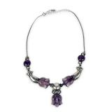 William Spratling Sterling Silver & Amethyst Necklace