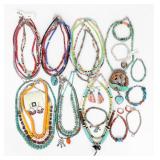 Large Group of Native American-Style Jewelry