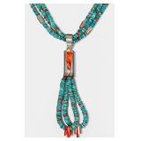 Daniel Coriz Turquoise & Sterling Silver Necklace