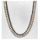 Navajo Pearl Sterling Silver Necklace