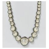 Vintage Navajo Pearl Silver Necklace