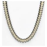 Navajo Pearls Sterling Silver Beaded Necklace