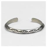 Roger Skeet Navajo Sterling Cuff