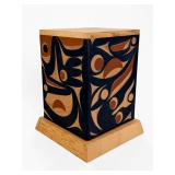 Andy Peterson 'Raven and Salmon' Bentwood Box