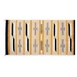 Navajo Gold & Black Banded Rug