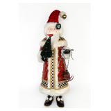 MacKenzie Childs Designer Santa Claus Figure