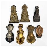 (7) Antique Victorian Letter  Clips