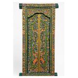 Hand-Carved & Painted Balinese Temple Door