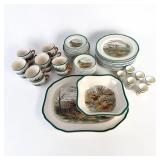(60pc) Spode 'Fox Hunting' China Set