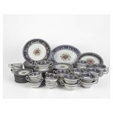 (87pc) Wedgwood Florentine Porcelain Set