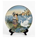 Villeroy & Boch Mettlach 'Young Girl & Swans' Charger Plate