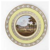 19th Century KPM Style Charlottenburg Plate
