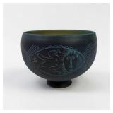 Edwin & Mary Scheier Sgraffito Earthenware Bowl