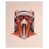 Edie Fake 'Flowering Voice' Lithograph