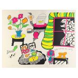 Niki de Saint Phalle 'The Witches Tea Party' Serigraph