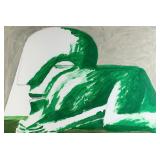 Horst Antes 'Sphinx' Gouache on Paper