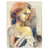 Jean Dufy 'Au Spectacle' Gouache & Graphite on Paper