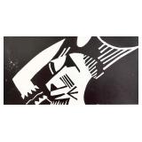 Uche Okeke 'The Bonsue Dancer' Linocut