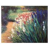 Greg Singley 'Garden Landscape' Oil on Canvas