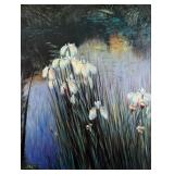 Greg Singley 'Wild Irises' Oil on Canvas