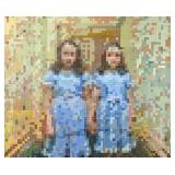 Steven Lang 'The Twins' Acrylic on Canvas
