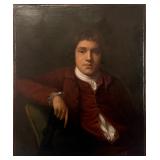 18th Century Dutch Portrait Oil on Canvas