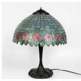 Attributed to Unique Art Glass & Metal Co. Table Lamp